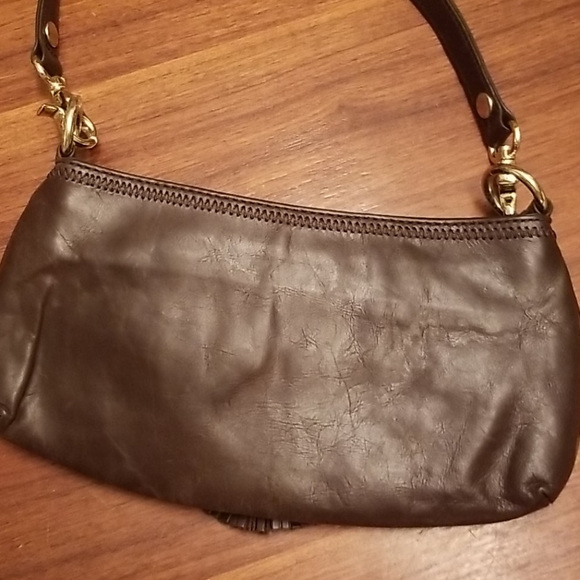 NYPE brown vegan leather shoulder purse! - Picture 4 of 8